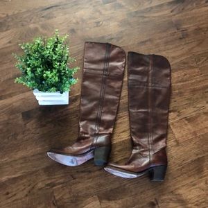 Vintage Frye over the knee boots